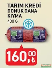 TARIM KREDİ DONUK DANA KIYMA 400 G TARIM KREDİ DONUK DANA KIYMA 400 G